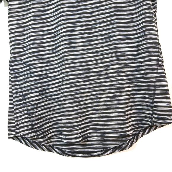 NWOT Athletic Collection space dye stripe top M - Picture 3 of 8
